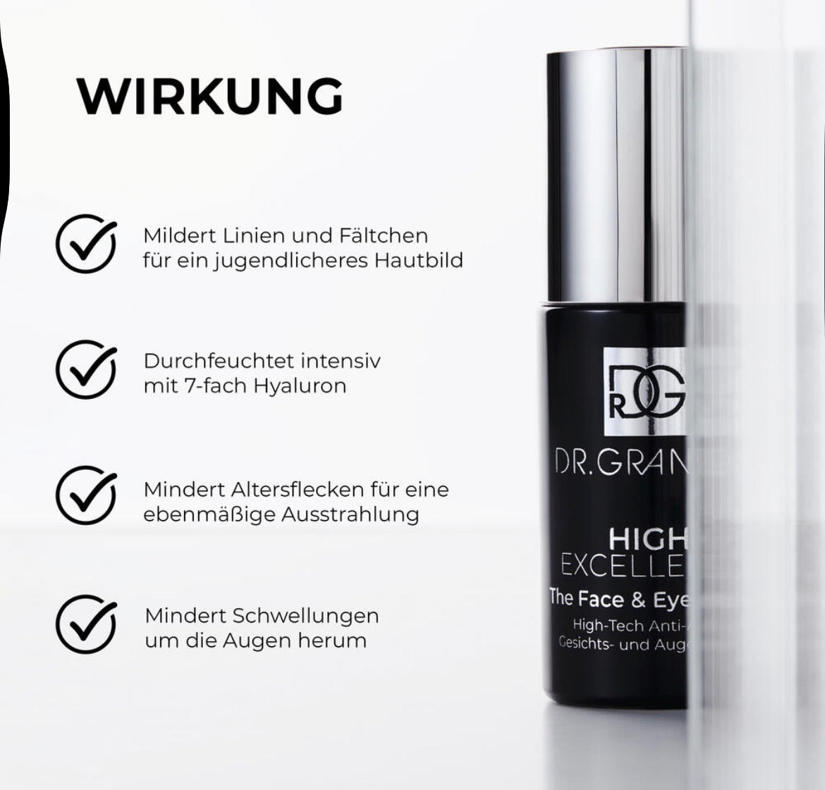 The Face & Eye Serum - High-Tech Anti-Aging Gesichts- und Augenserum für alle Hauttypen