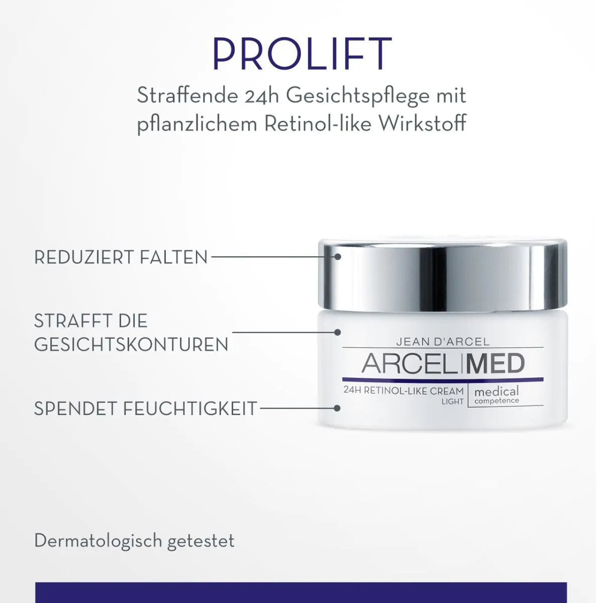 FIRMNESS & DEFINITION - 24H RETINOL-LIKE CREAM LIGHT - ARCELMED PROLIFT